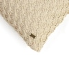 Popcorn Natural Cotton Knitted Cushion Cover 16X16 Inches