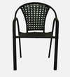 Esperance  Wicker Table And Chair Set In Black Finish