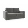 Apollo Compact Sofa Set (Colour : Ash Grey Velvet, Cushion : Soft, Back Type : Regular, Seater : 2+1+1)