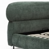 Atlas Engineered Wood Double  Size Bed Without Storage (Green Colour)