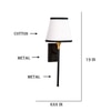 Devansh Metal Electric Wall Light in Black Colour with Multi Shade Count of 1 Light