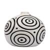 Geometric Designed Circular shaped Ceramic Vase