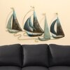 W-Neptune Abstract Metal Wall Decor in Multicolor Set of 1
