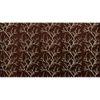 Golden Velvet Abstract Pack of 2 Pieces Blackout Window Curtain