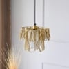 Aponi  Handcrafted Wide Hanging Lamp