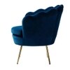 Melta Fabric Accent Chair in Blue Colour