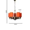 Devansh Solid Wood Electric Wall Light in Grey Colour with Grey Shade Count of 1 Light
