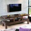 Allen Sheesham Wood TV Entertainment Unit in Mahogany Finish