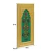 Desert Art MDF Handpainted Blue Rectangle Wall Hanging Frame