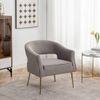 Carl Accent Chair in Grey Colour