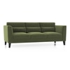 Lewis 3 Seater Fabric Sofa In Moss Green Colour