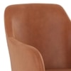 Owen Lounge Chair in Tan Leatherette
