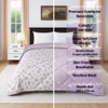 Amy Premium Cotton Comforter Floral Double Bed Reversible 350 Gsm Size 240 X 220 Cms