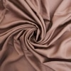 Odin Tan Shade Solid Plain 400 TC Cotton Satin Flat Super King Size Bedsheet with 2 Pillow Covers – Threads