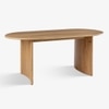 Saanra Solid Wood Six Seater Dining Table in Brown Colour