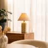 Sorrento Handicrafted Table Lamp in Black, blue and white Colour