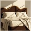 Solara Wave Luxe King Size Bed in velvet With Oak wood Frame & Hydraulic Storage