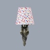 Devansh Metal Electric Wall Light in Antique Gold Colour with Multi Shade Count of 1 Light