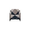 1 Seater Navy Cubes Sofa Cover