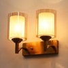 Eliante Modern Wall Lights Mild Steel & Glass Material Antique Gold & Champaign Finish