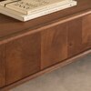 Caspen Solid Wood TV Unt with 5 Door In Provincial Teak Finish