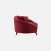 Corpen Fabric Sofa (Maroon)