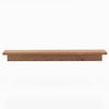 Moda Large Solid wood Wall Shelf In Amber Walnut