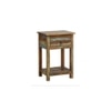 Adinoy Solid Wood Bedside Table Multicolored Finish