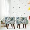 Evangeline Solid Wood  Ottomon in  Blue Colour