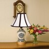 Devansh Multi Cotton Shade Lamp With Wood & Mosaic Glass Base For Decoration/Office/Home/Gifting/Study For Decoration/Office/Home/Gifting/Study