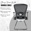 Kepler Brooks Zeus Visitor Chair in Black Colour
