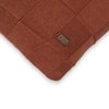 Square Check Cashew Rust Decorative Cushion Cover 12 x 20 Inches