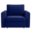 Melano Pull Out Sofa cum Bed in Navy Blue Colour
