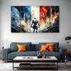 The Castle Decor Sports Art Wall Painting Wooden Framed Digital Painting 27x48 Inch (Style 10)