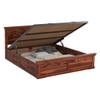 Prashiv Sheesham Wood Queen Size Bed In Honey Oak Finish With Hydraulic Storage (60 x 78 inches)