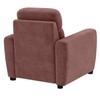 Alvaro Velvet 1 Seater Sofa Pink Color