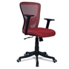 Peacifice Mid Back Ergonomic Chair in Red Colour
