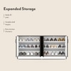 Alex 18 Pair Shoe Rack in Dark Wenge Finish