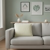 Moss Knit Cotton Cushion Cover  Natural 24X24  Inches