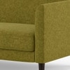 Felicity 3 Seater Click Clack Sofa cum Bed In Olive Green Colour
