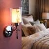 Eliante Modern Wall Lights Silver, Chrome & Glass Material & White Finish
