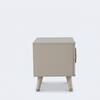 Aurora Engineered Wood Bed Side Table in Pumic Grey