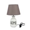 HOME Table Lamp White Sleek Contemporary Design