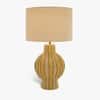 Positano Handicrafted Table Lamp in Yellow and blue checks Colour