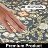 Luxe Home Polyester Twilight Floral Runner(2x5 Feet, Multicolor, TPR)