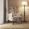 Genoa Wing Chair in  Floral Colour
