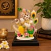 Devotional Vrindavan Melody Krishna Statue in White Colour
