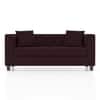 Windsor Premium 2 Seater Fabric Sofa in Deep Plum Velvet Colour