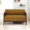 Classic 2 Seater Sofa In Light Brown Colour