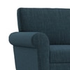 Oxford 1 Seater Fabric Sofa in Indigo Blue Colour